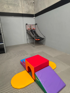 Children’s play area with equipment for sensory and inclusive play in Melbourne