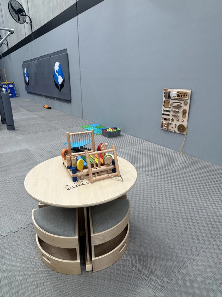 Children’s play area with toys at an inclusive sensory play centre in Ravenhall